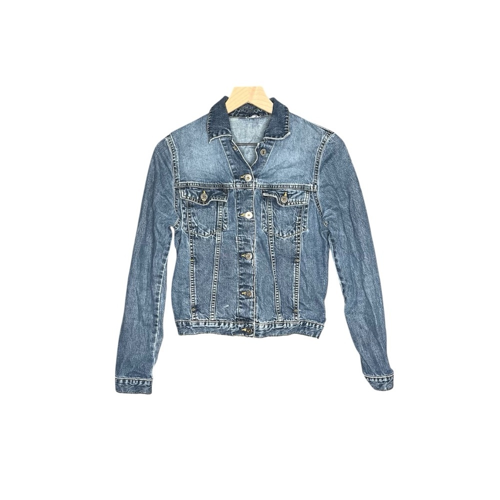 Mavi Kathy Trucker Denim Jacket Size XS